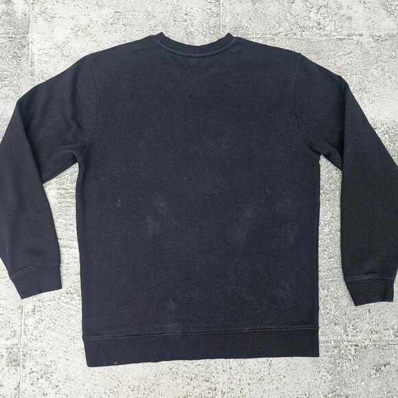 District V.I.T. ™ Fleece Men Crew Shirt Long Sleeve Black Sweat Shirt Size L - Picture 2 of 9